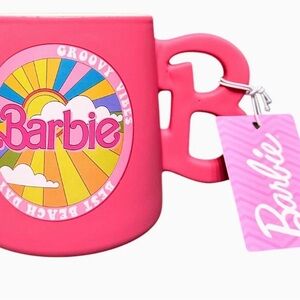 NEW BARBIE B HANDLE 21 OZ 80s VINTAGE GROOVY VIBES SOFT TOUCH DARK PINK BLUE GRN